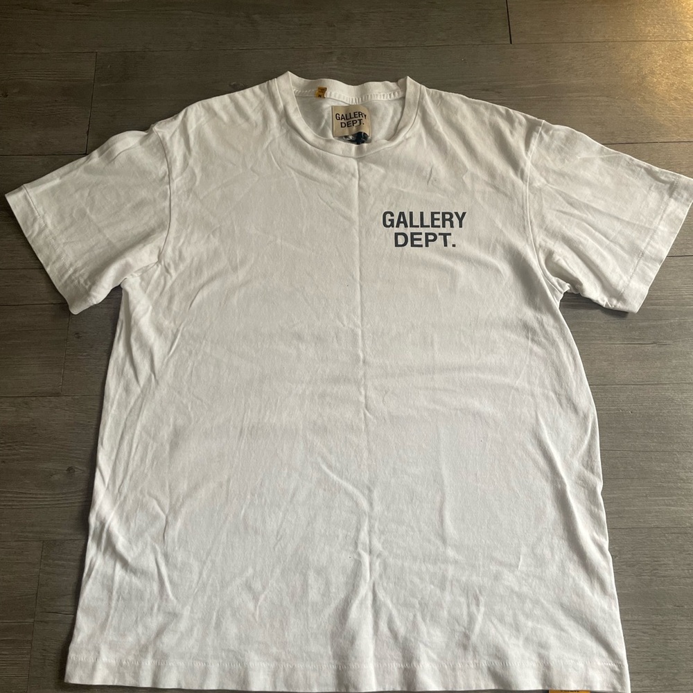 Gallery Dept White Short Sleeve Tee